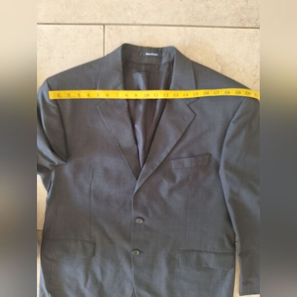 Champs Ralph lauren Men's Gray Striped Blazer Size 46R - Picture 8 of 8